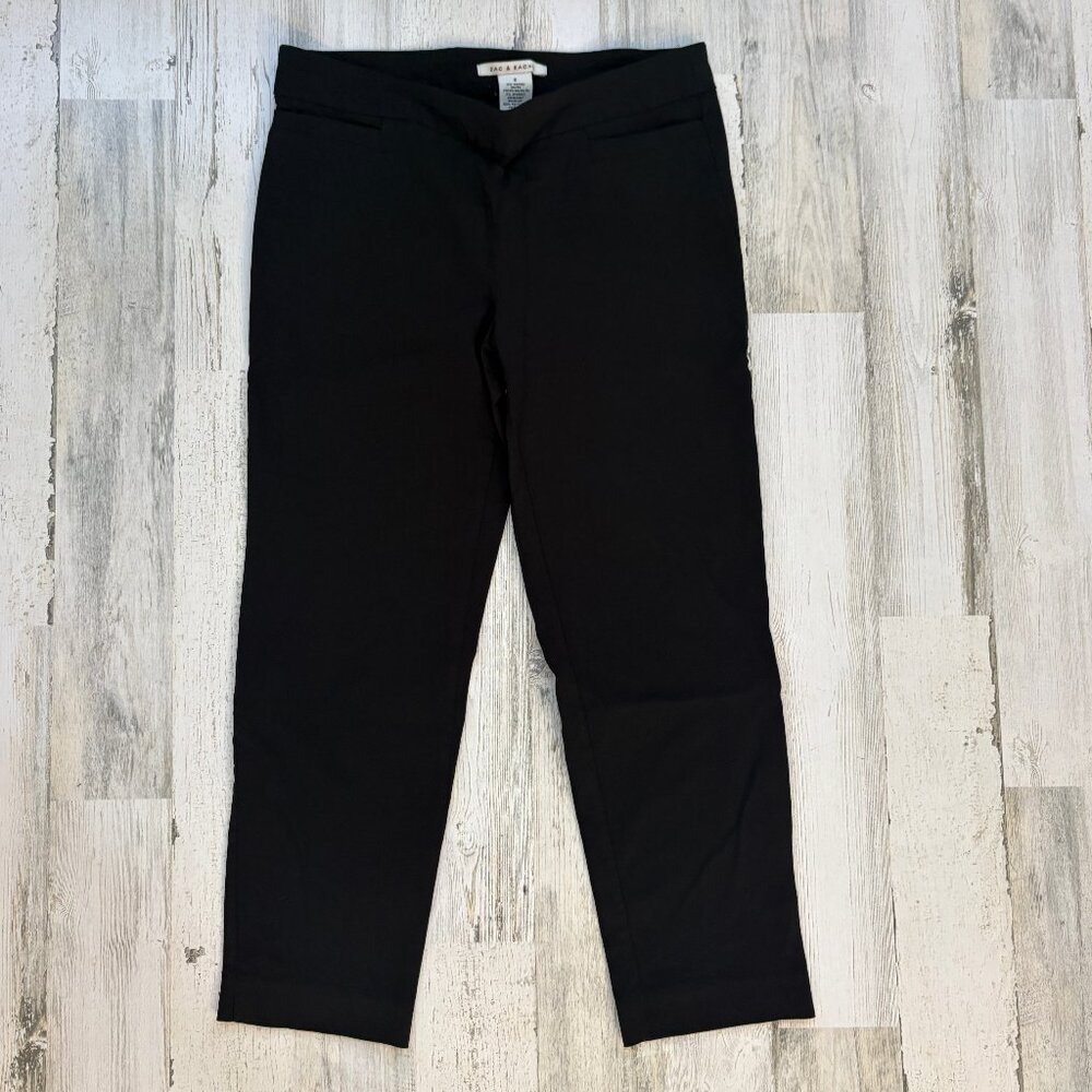 ♦️4/$25 Zac and Rachel Women's Size 8 Black Pull On Pants